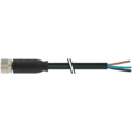 Murr Elektronik M8 female 0° with cable, PUR 3x0.25 bk UL/CSA+drag chain 10m 7000-08041-6301000